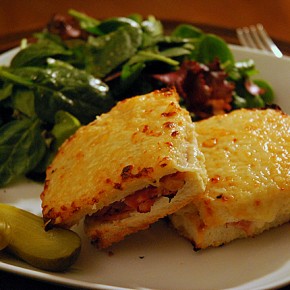 Solo Suppers Beyond Cereal: Croque monsieur