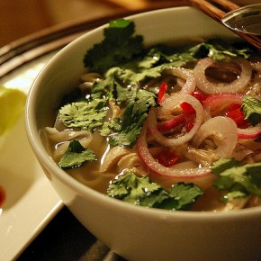 Solo Suppers Beyond Cereal:  Faux pho ga