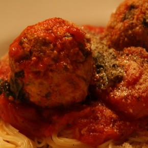 Dinners for Two and a Half: Turkey Meatballs and Spaghetti