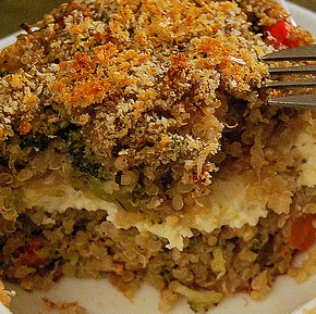 Solo Suppers Beyond Cereal: Baked quinoa